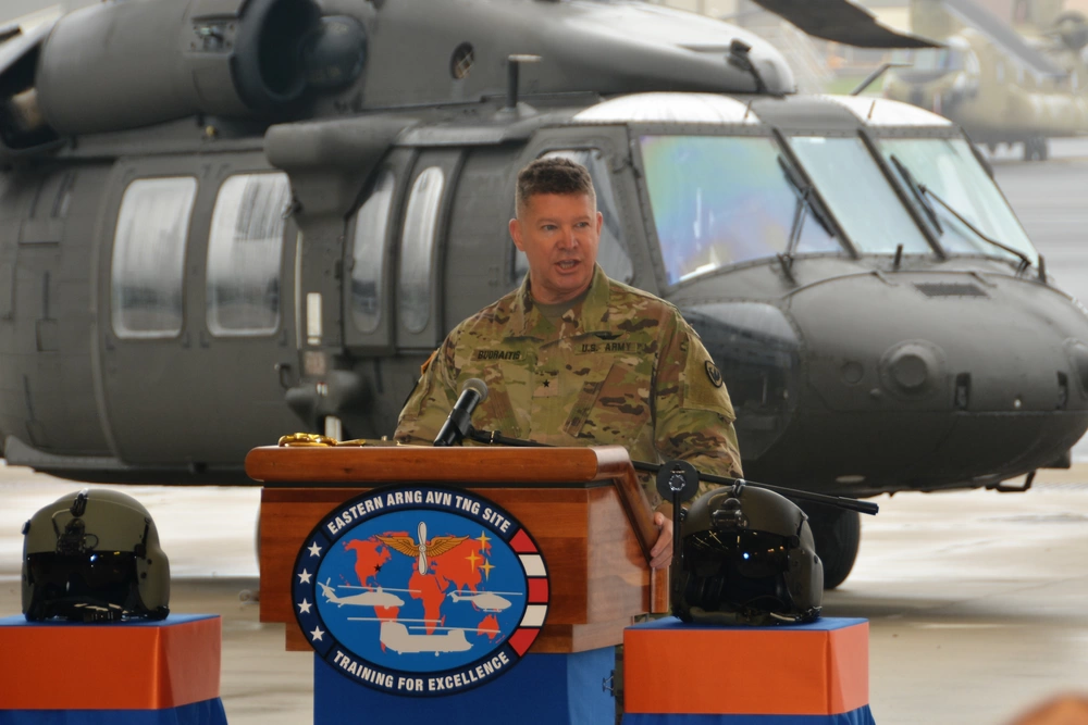 ribbon-cutting ceremony for the UH-60V Black Hawk helicopter